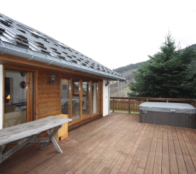 Chalet Extension Meribel with new terrace and hot tub